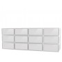 easyBox meuble de rangement 12 tiroirs grand volume horizontal